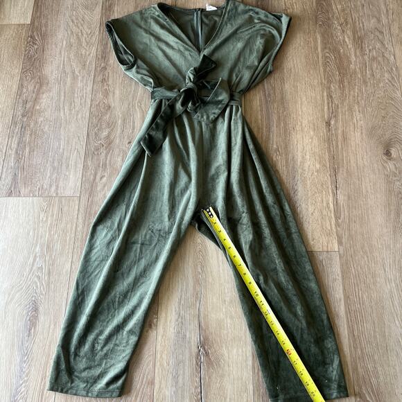DRA Women's Ciara Jumpsuit Size S In Olive - Picture 9 of 11